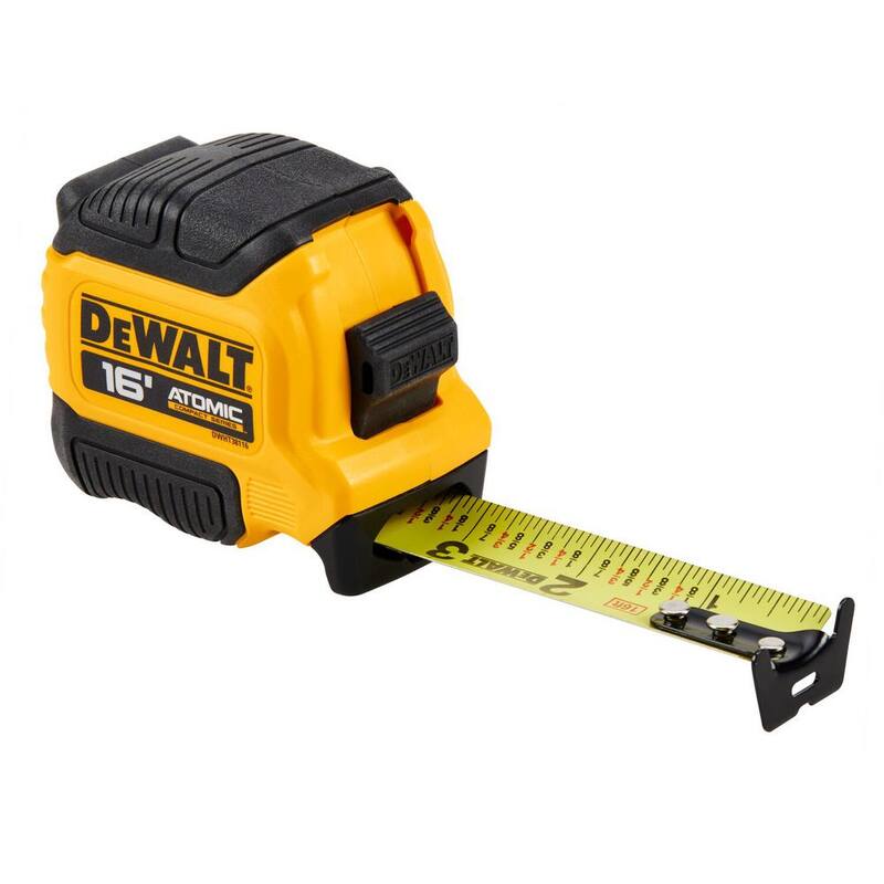 Cinta métrica DEWALT ATOMIC de 16 pies x 1-1/8 pulgadas - DWHT38116S