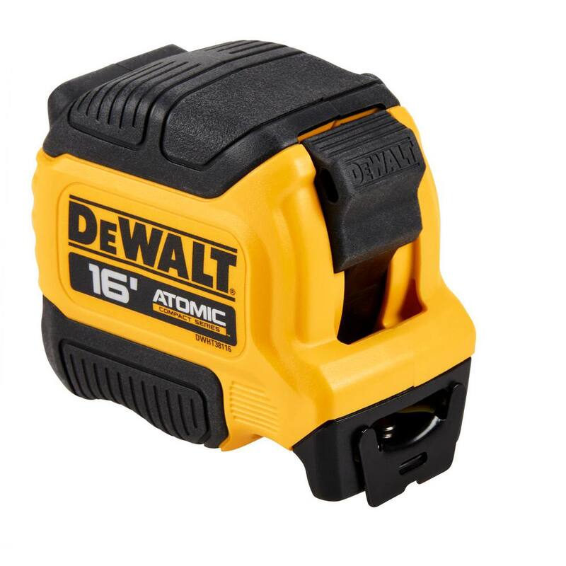 Cinta métrica DEWALT ATOMIC de 16 pies x 1-1/8 pulgadas - DWHT38116S