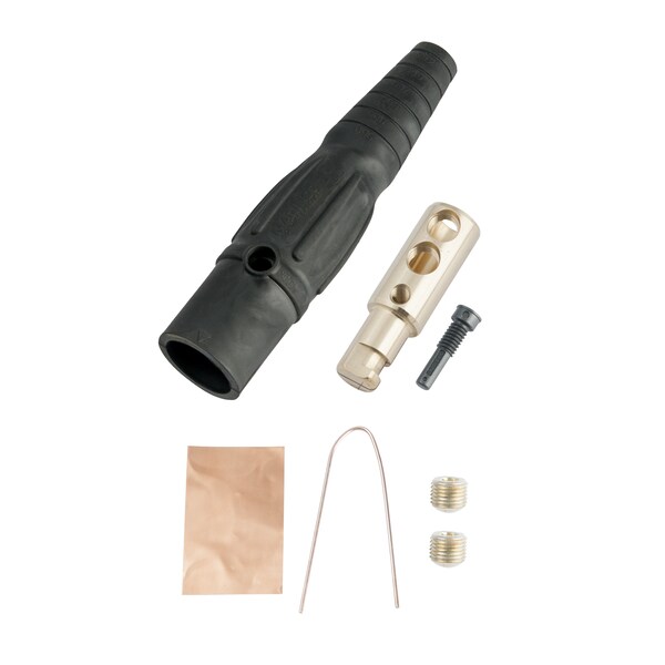 Marinco Cls20Mb-A Cl Inline Single Pin (400A/600V) #2-2/0 Awg Macho-Negro (A) - CLS20MB-A