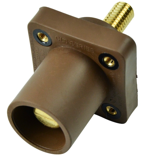 Marinco Cls40Mrsb-F Cls Series Pnl Mnt (400A/600V) 1.125" Stud; Male-Brwn (F) - CLS40MRSB-F
