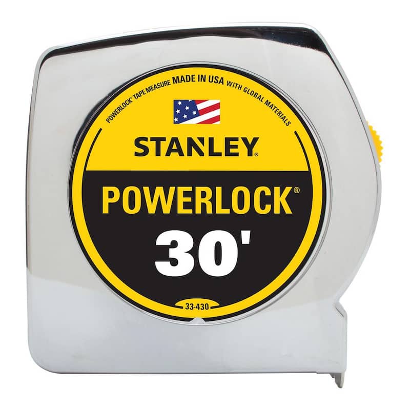 Cinta métrica PowerLock de 30 pies de Stanley - 33-430L