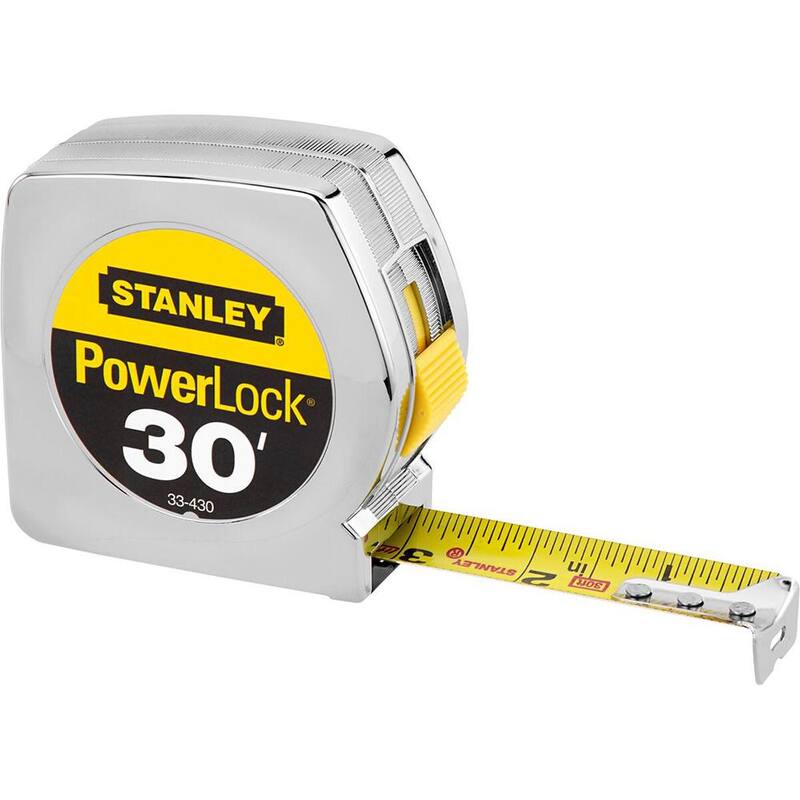 Cinta métrica PowerLock de 30 pies de Stanley - 33-430L