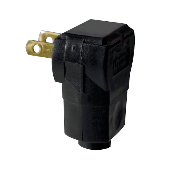 Leviton Leviton Commercial and Residential Vinyl Non-Polarized Plug 1-15P 18-14 AWG 2 Pole 2 Wire - 101AN-000