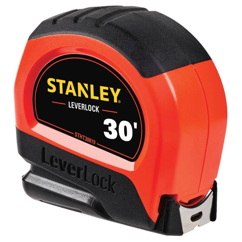 Cinta métrica Stanley de 30 pies LeverLock de alta visibilidad - STHT30819S