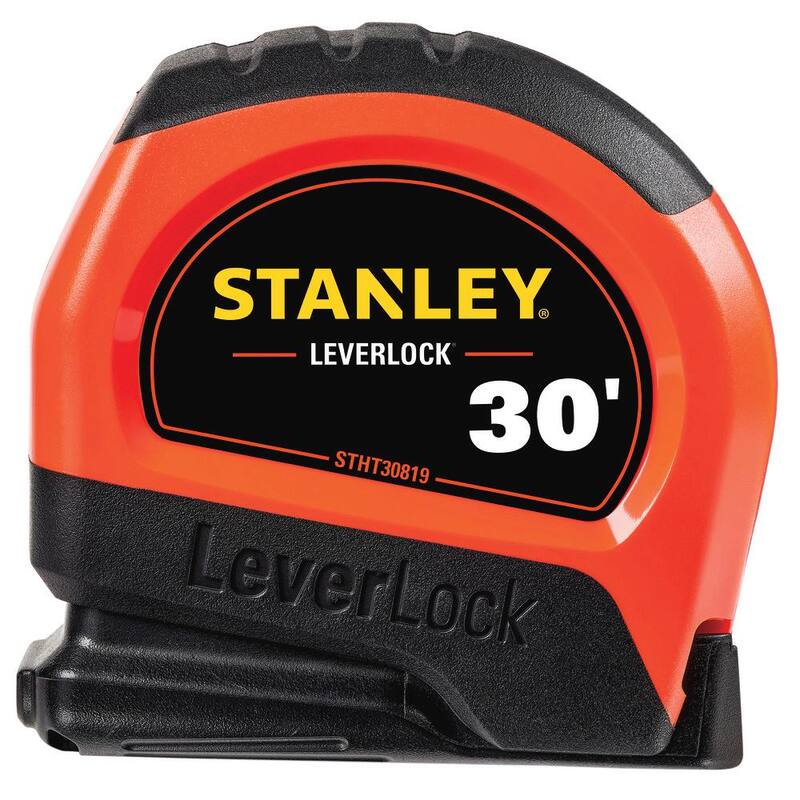 Cinta métrica Stanley de 30 pies LeverLock de alta visibilidad - STHT30819S
