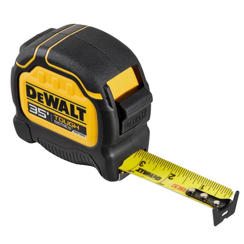 Cinta métrica resistente DEWALT Tough Tape 35 pies x 1-1/4 pulgadas - DWHT36935S