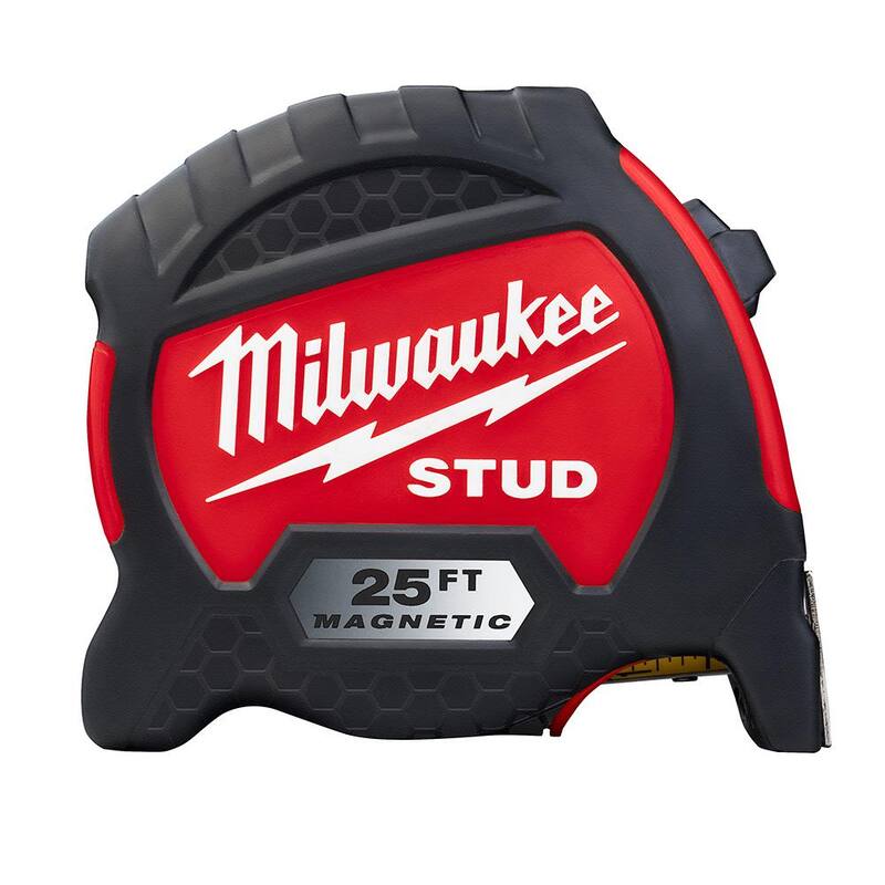 Cinta métrica magnética STUD Gen II de Milwaukee de 25 pies x 1-5/16 pulgadas con alcance de 17 pies - 48-22-9725M