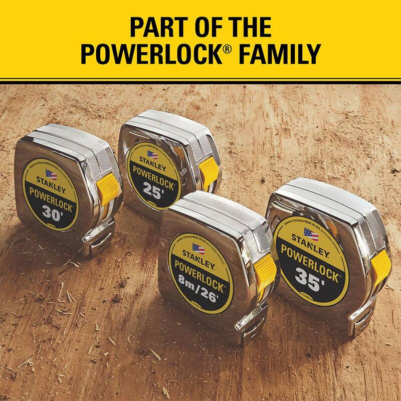 Stanley 16 ft. Cinta Métrica PowerLock - 33-116L