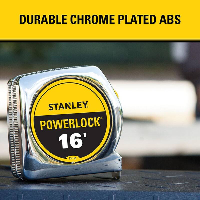 Stanley 16 ft. Cinta Métrica PowerLock - 33-116L