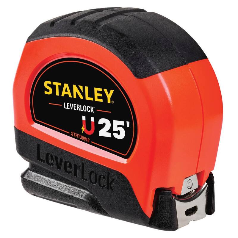 Stanley Cinta Métrica de 25 pies LeverLock de Alta Visibilidad con Imán - STHT30818S