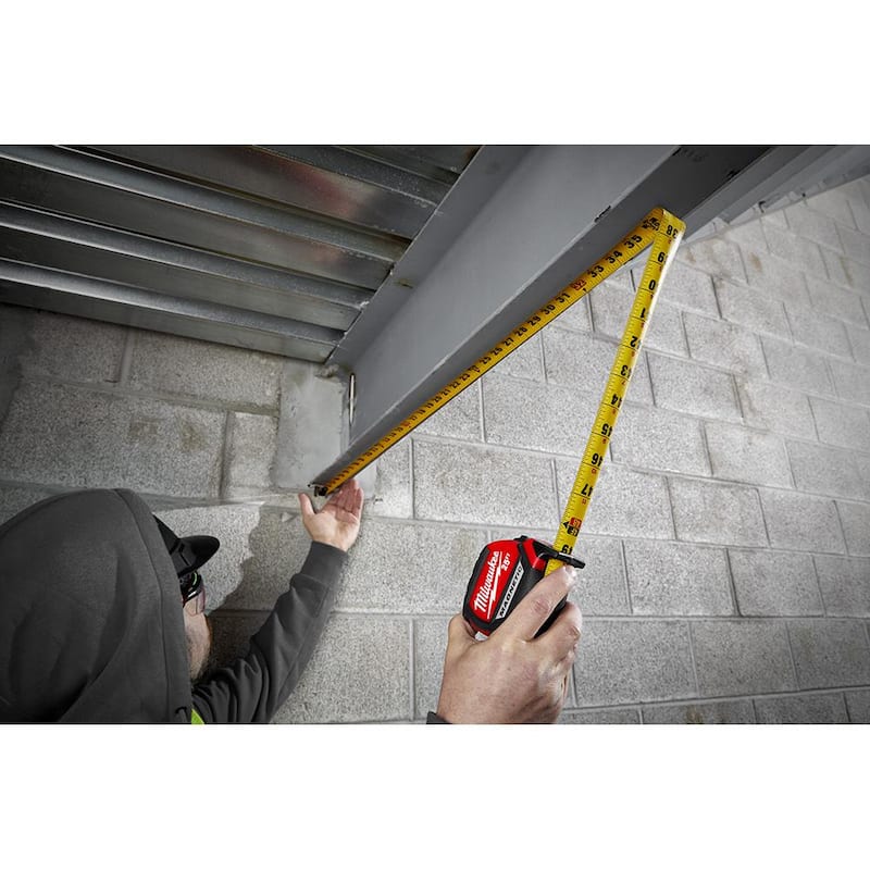 Milwaukee Cinta Métrica Magnética Compacta de 16 pies x 1-1/16 pulgadas con Alcance de 15 pies - 48-22-0316