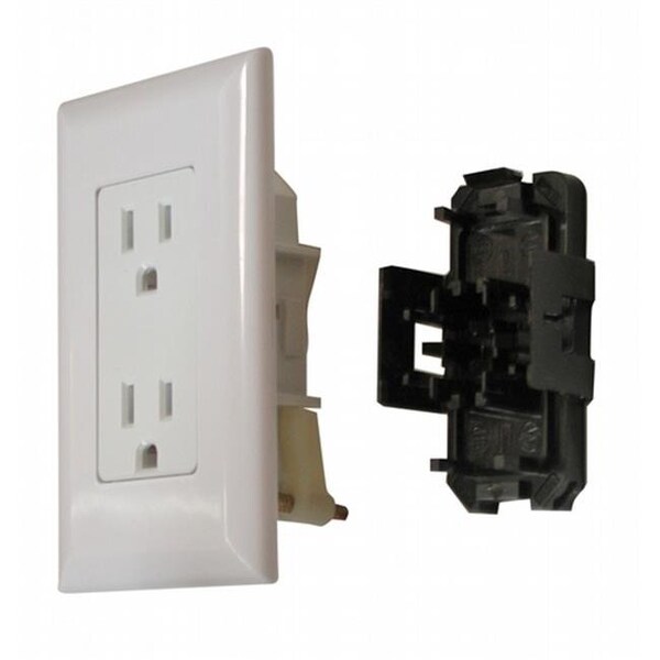 Diamond Grp DIAMOND GRP WDR15WT Receptáculo decorativo con cubierta - Blanco - D6K-WDR15WT