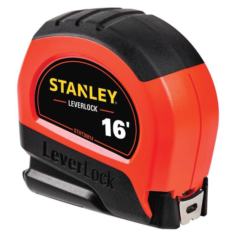 Stanley 16 pies. Cinta de medir de alta visibilidad LeverLock - STHT30814S
