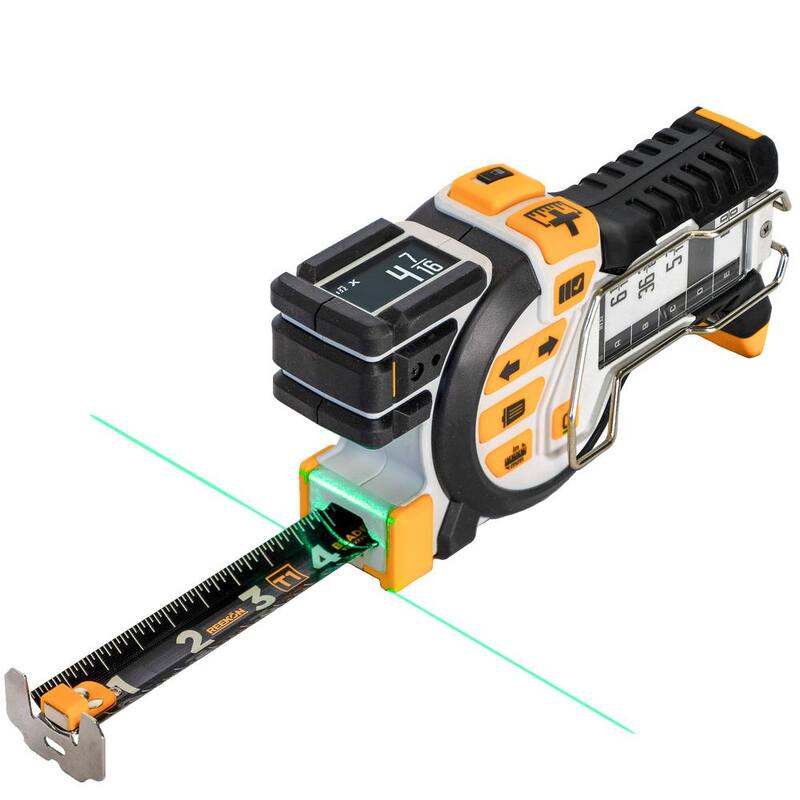 REEKON T1 Tomahawk Digital 25 ft. Cinta métrica en inglés - RKN-T1-001