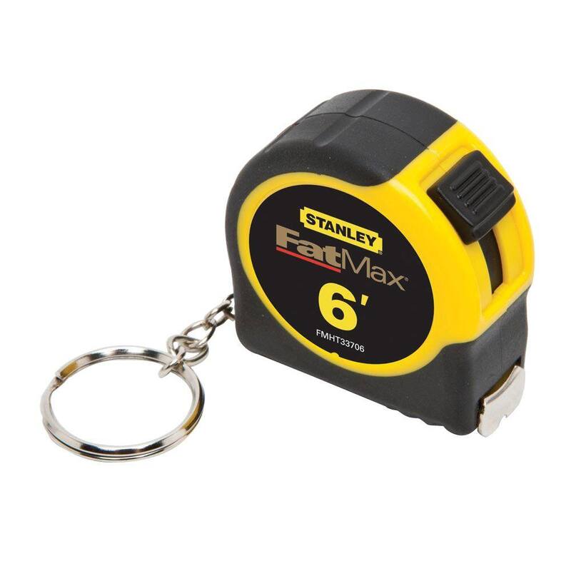 Cinta métrica de bolsillo para llavero de 1/2 pulg. x 6 ft. Stanley FATMAX - FMHT33706M