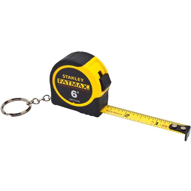 Cinta métrica de bolsillo para llavero de 1/2 pulg. x 6 ft. Stanley FATMAX - FMHT33706M