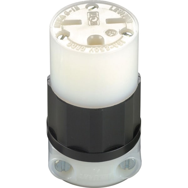 Leviton Leviton Industrial Nylon Grounding Connector 6-15R 18-10 AWG 2 Pole 3 Wire - 05669-00C