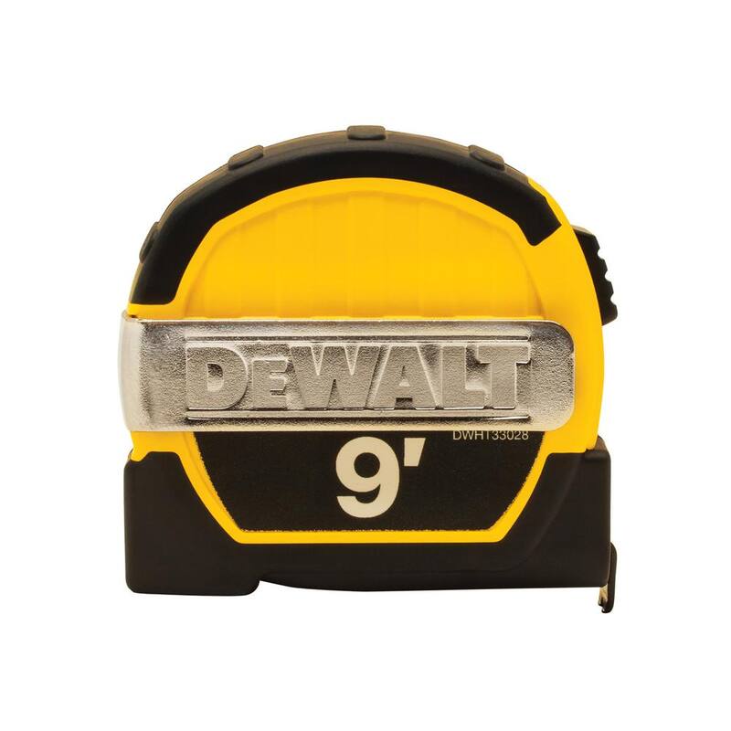 Cinta métrica de bolsillo DEWALT de 9 ft. x 1/2 in. con respaldo magnético - DWHT33028