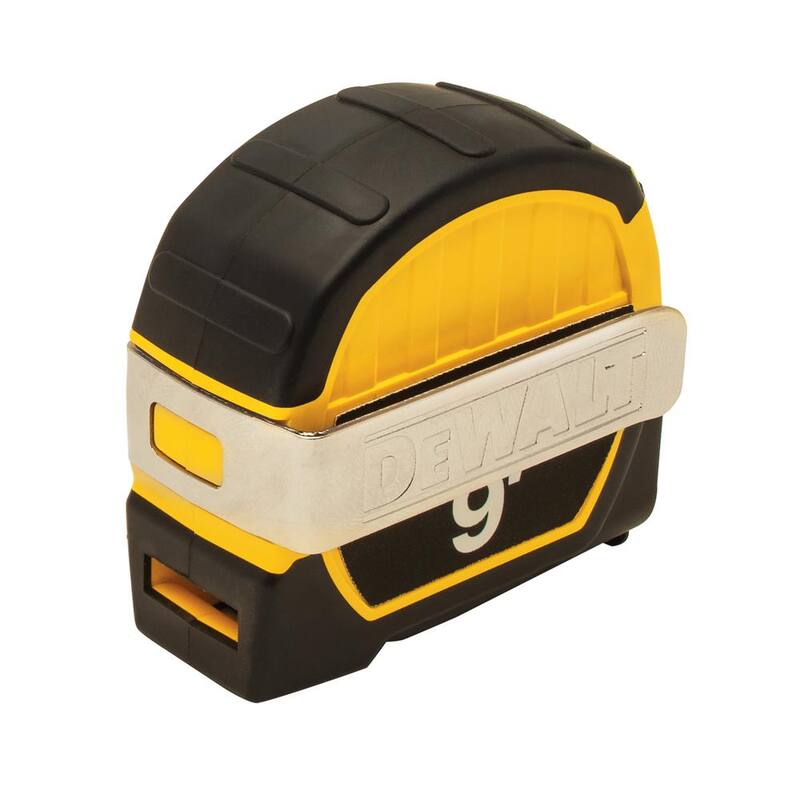 Cinta métrica de bolsillo DEWALT de 9 ft. x 1/2 in. con respaldo magnético - DWHT33028