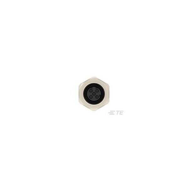 Conector Hembra Montaje Frontal Te Connectivity M12 D de 5P con Cable para Soldar - T4133512051-000