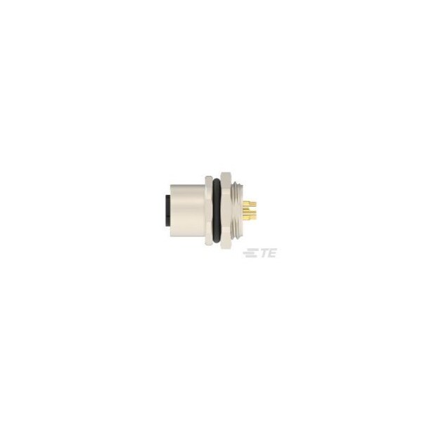 Conector Hembra Montaje Frontal Te Connectivity M12 D de 5P con Cable para Soldar - T4133512051-000