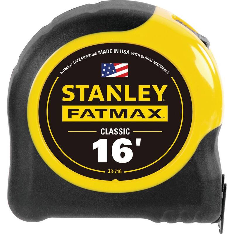 Meter cinta Stanley FATMAX de 16 pies x 1-1/4 pulg. (Paquete de 2) - 33716YW33716Y