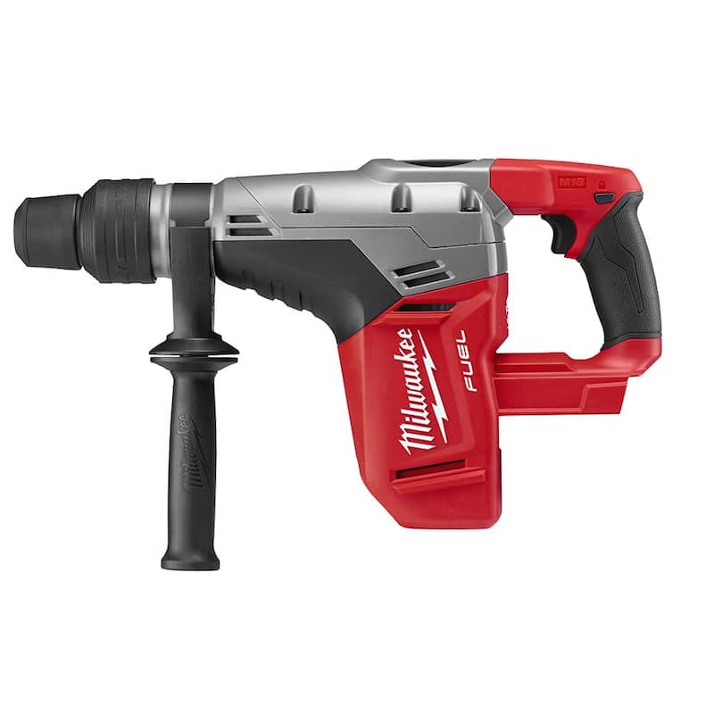 Martillo rotativo Milwaukee M18 FUEL 18V de 1-9/16 pulgadas SDS-Max inalámbrico con motor sin escobillas de iones de litio (solo herramienta) - 2717-20