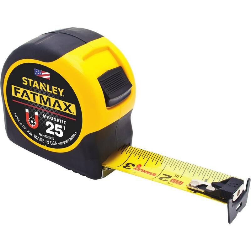 Cinta métrica magnética Stanley FATMAX de 25 pies x 1-1/4 pulg. (Paquete de 4) - FMHT33865LCP