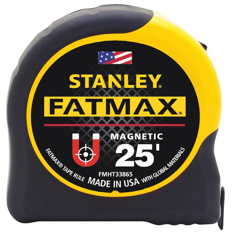 Cinta métrica magnética Stanley FATMAX de 25 pies x 1-1/4 pulg. (Paquete de 4) - FMHT33865LCP