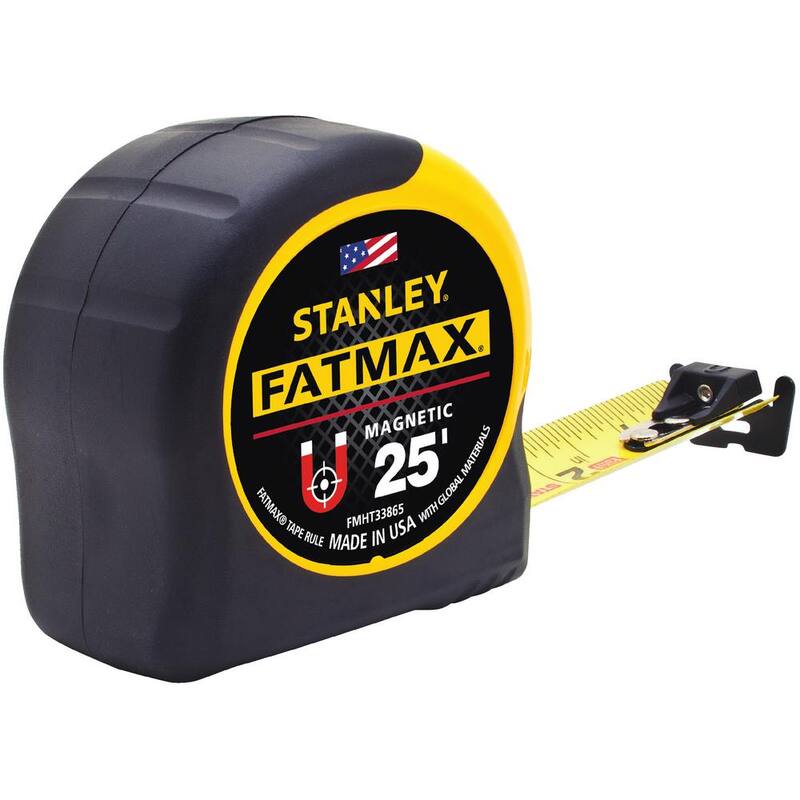 Cinta métrica magnética Stanley FATMAX de 25 pies x 1-1/4 pulg. (Paquete de 4) - FMHT33865LCP