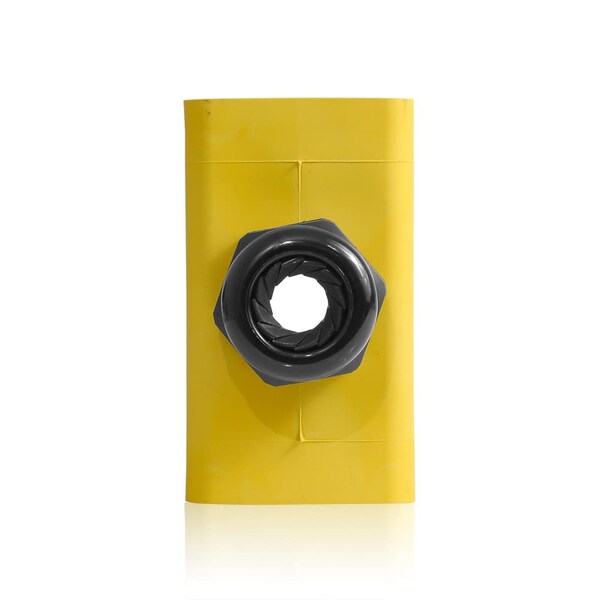 Leviton Portable Outlet Box, 1Gang, 2Inlet, 3.90"L - 3099F-2Y