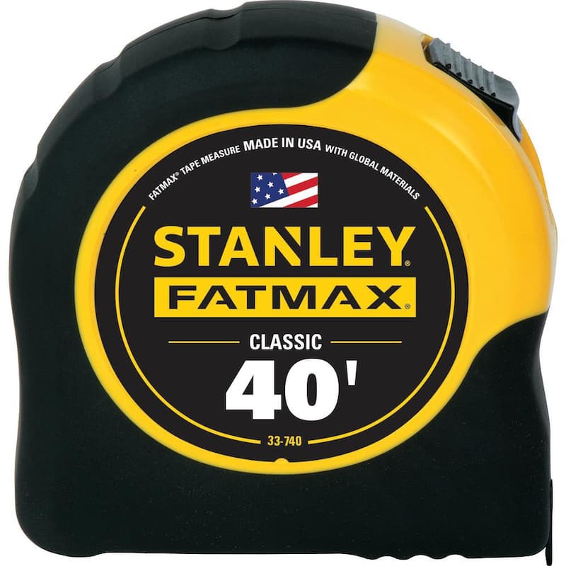 Cinta métrica Stanley FATMAX de 40 pies x 1-1/4 pulgadas - 33-740L