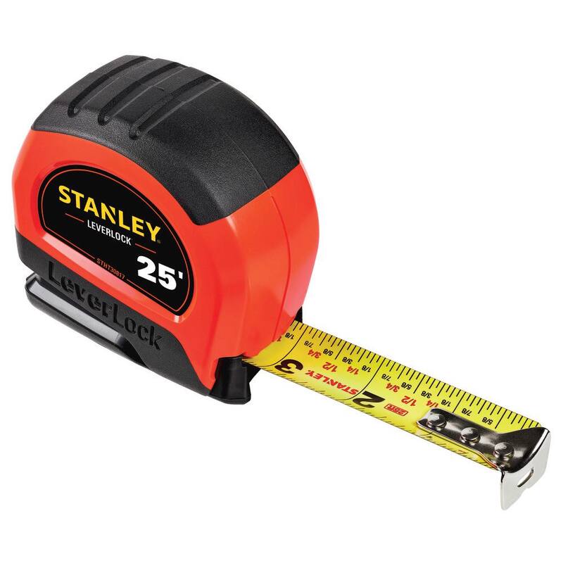 Stanley 25 pies. Cinta métrica de bloqueo de palanca de alta visibilidad - STHT30817S