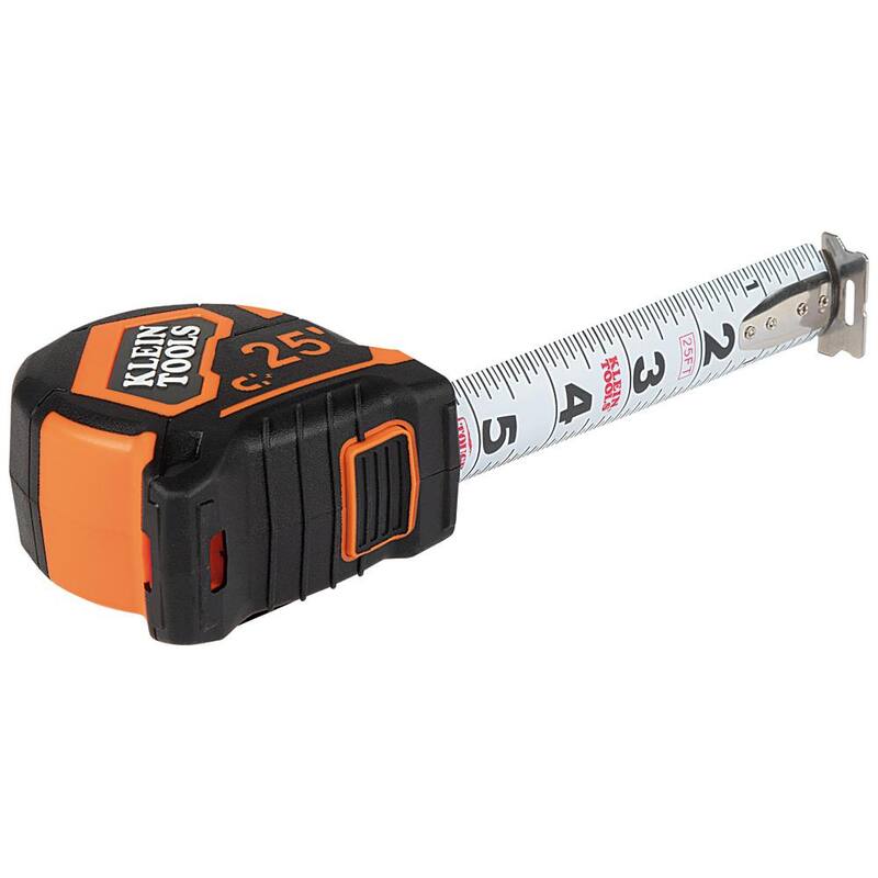 Cinta métrica de 25 pies con gancho doble magnético - 9225R de Klein Tools