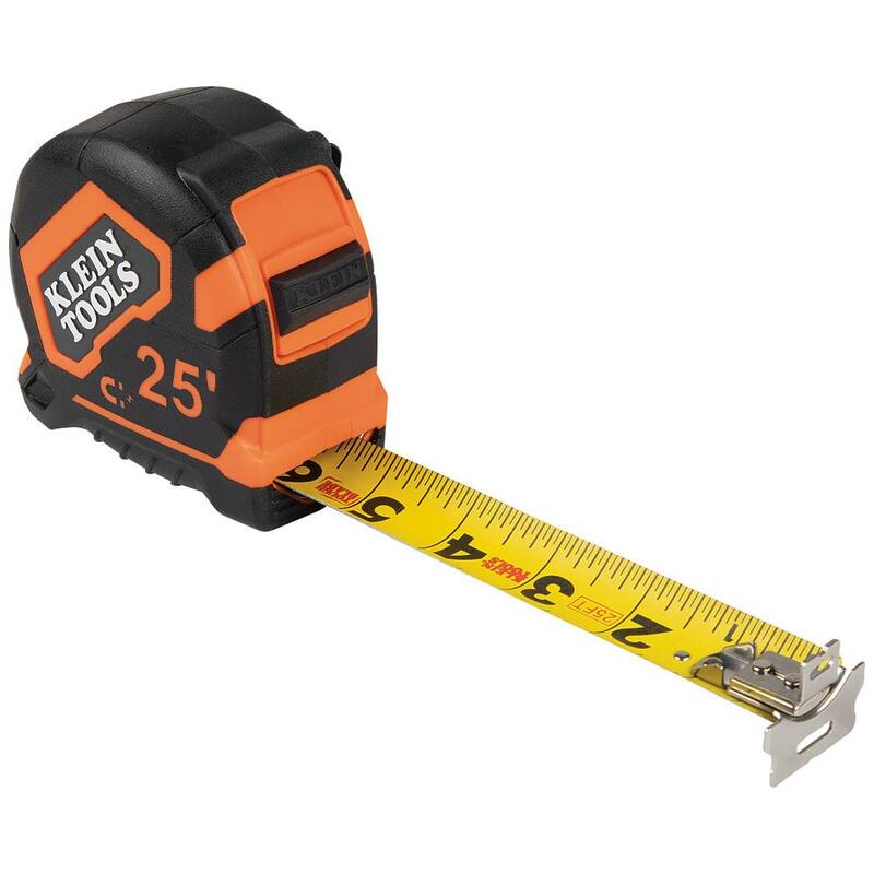 Cinta métrica de 25 pies con gancho doble magnético - 9225R de Klein Tools