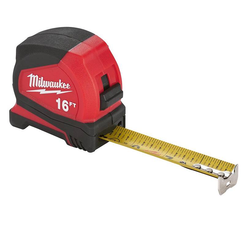 Milwaukee Cinta Métrica Compacta de 16 pies (paquete de 2) - 48-22-6616-2X