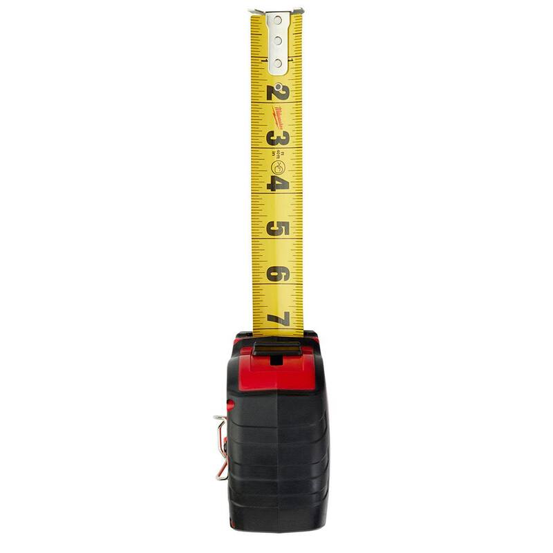 Milwaukee 40 pies x 1.3 pulgadas Cinta métrica de hoja ancha con alcance de 17 pies y navaja de utilidad plegable compacta FASTBACK - 48-22-0240-48-22-1500.