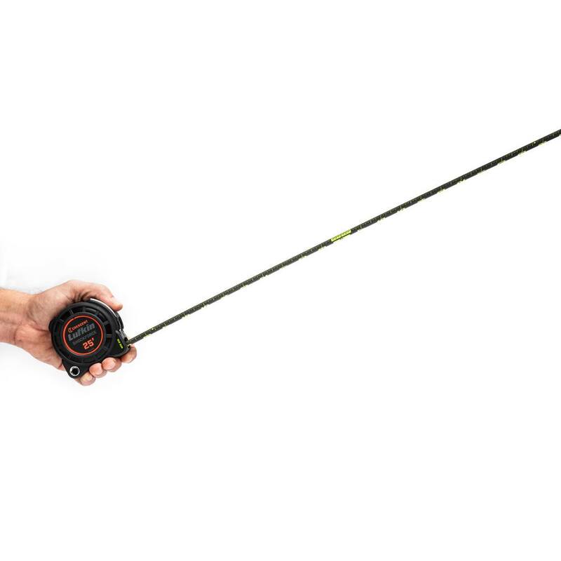 Cinta métrica de doble cara Crescent Lufkin 1-3/16 in. x 35 ft. Shockforce Nite Eye G1 - L1135B-02