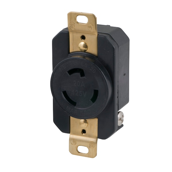 Receptáculo Marinco 205R, 20A 125V, con bloqueo - 205R