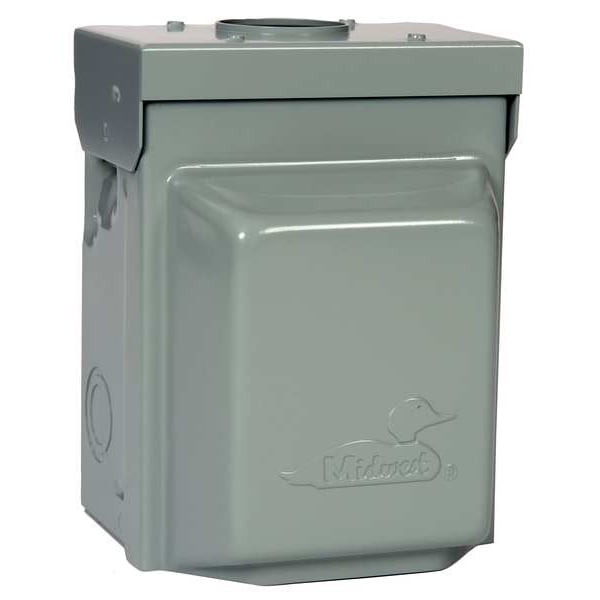 Ge 9 1/8 in H x 7 1/4 in W x 5 3/16 in D Unmetered Surface Power Outlet - U013C
