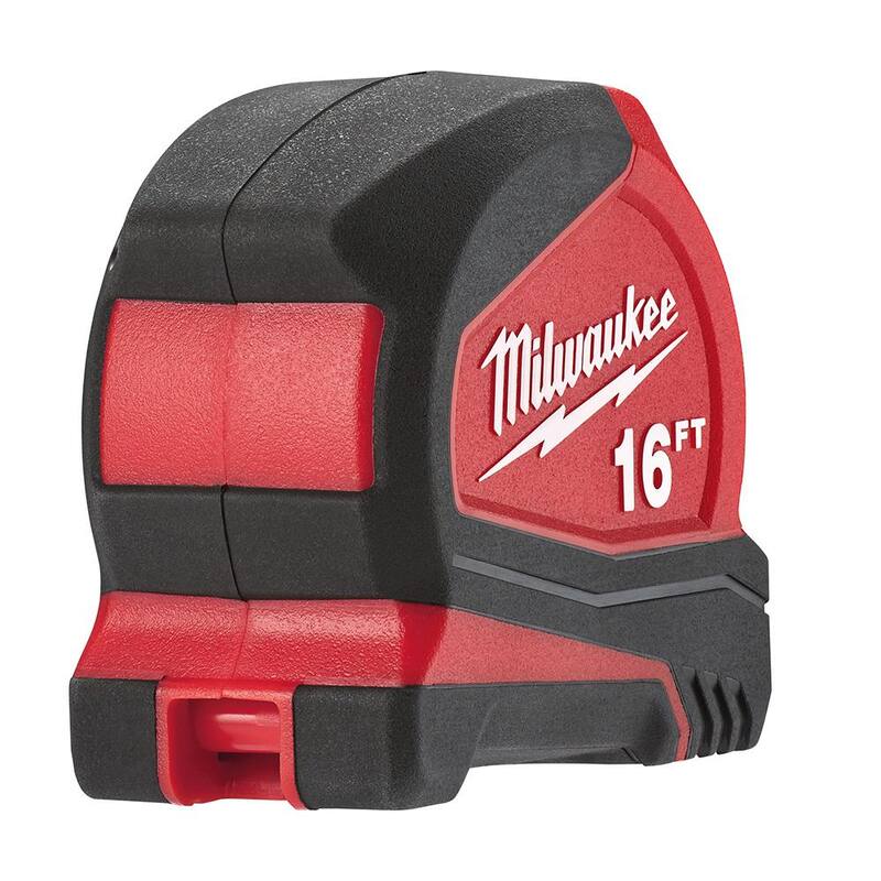 Cinta métrica compacta de 16 pies de Milwaukee (paquete de 4) - 48-22-6616-4X