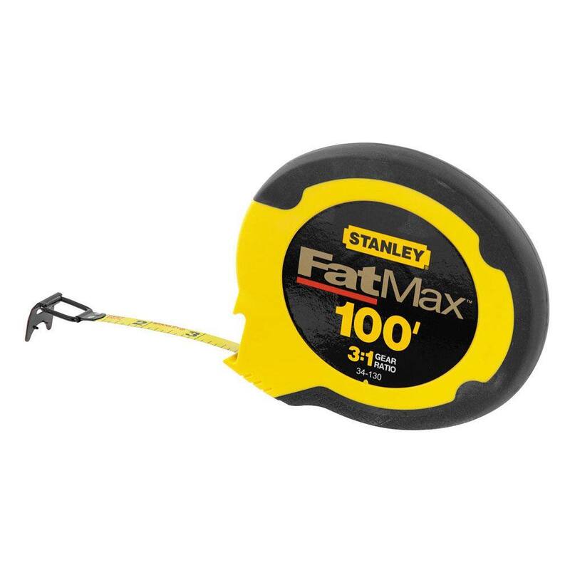 Cinta métrica de 100 pies x 3/8 pulgadas Stanley FATMAX - 34-130