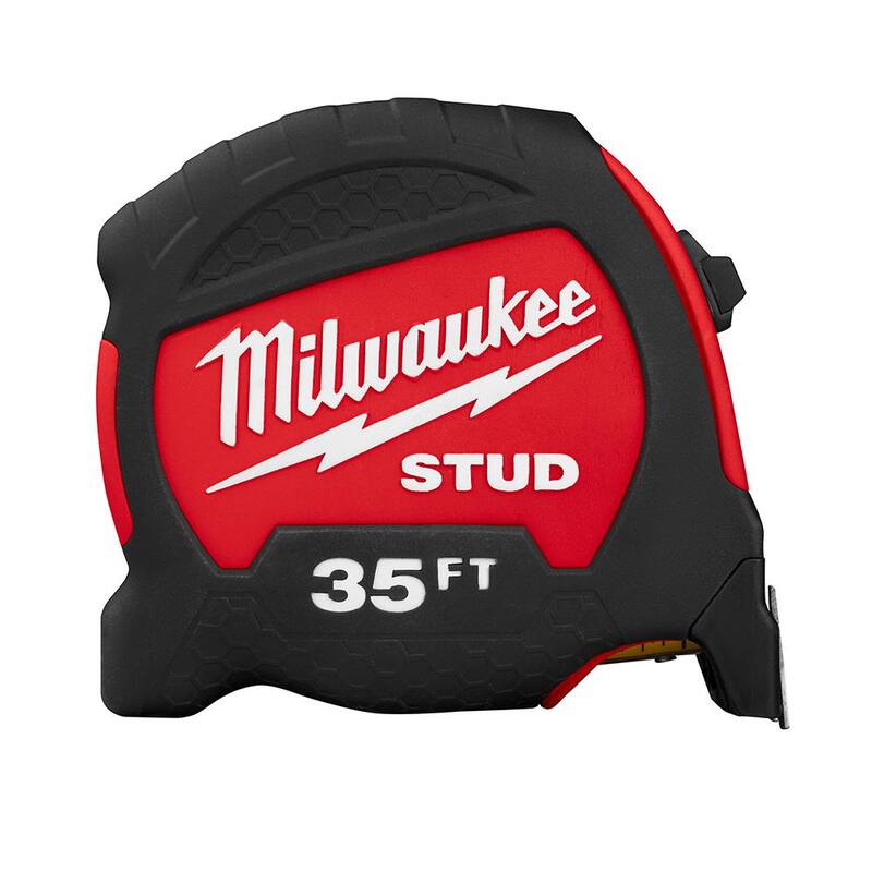 Milwaukee 35 pies x 1-5/16 pulg. Cinta métrica Gen II STUD con alcance de 17 pies - 48-22-9735