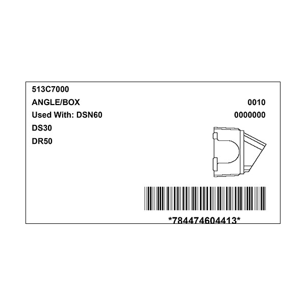 Adaptador de caja y ángulo Meltric 513C7000 70 grados