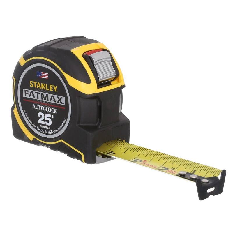 Stanley FATMAX Cinta Métrica Autoblocable de 25 pies x 1-1/4 pulgadas (paquete de 4) - FMHT33338CP
