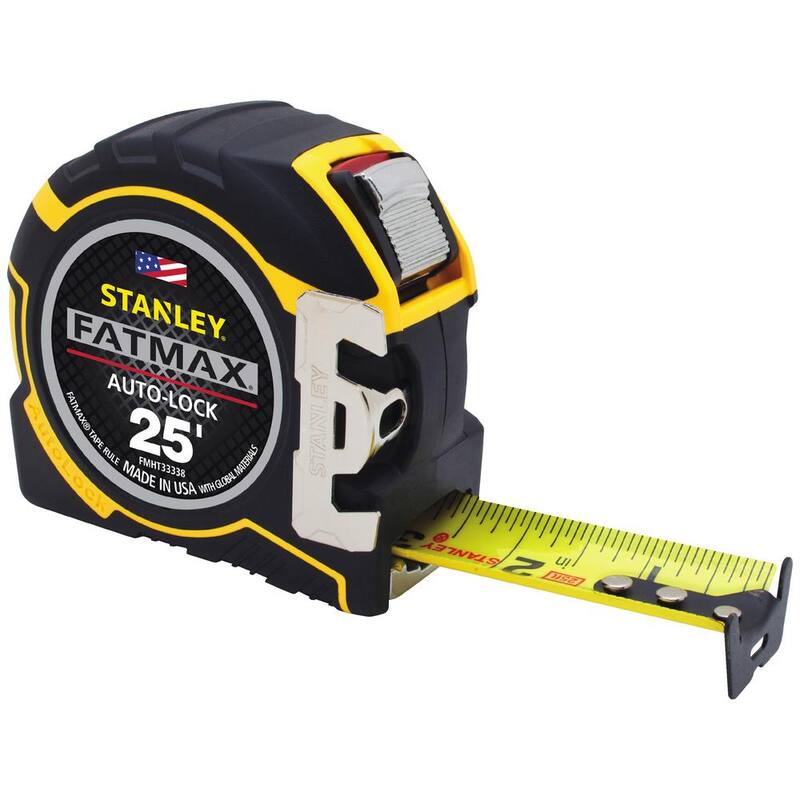 Stanley FATMAX Cinta Métrica Autoblocable de 25 pies x 1-1/4 pulgadas (paquete de 4) - FMHT33338CP