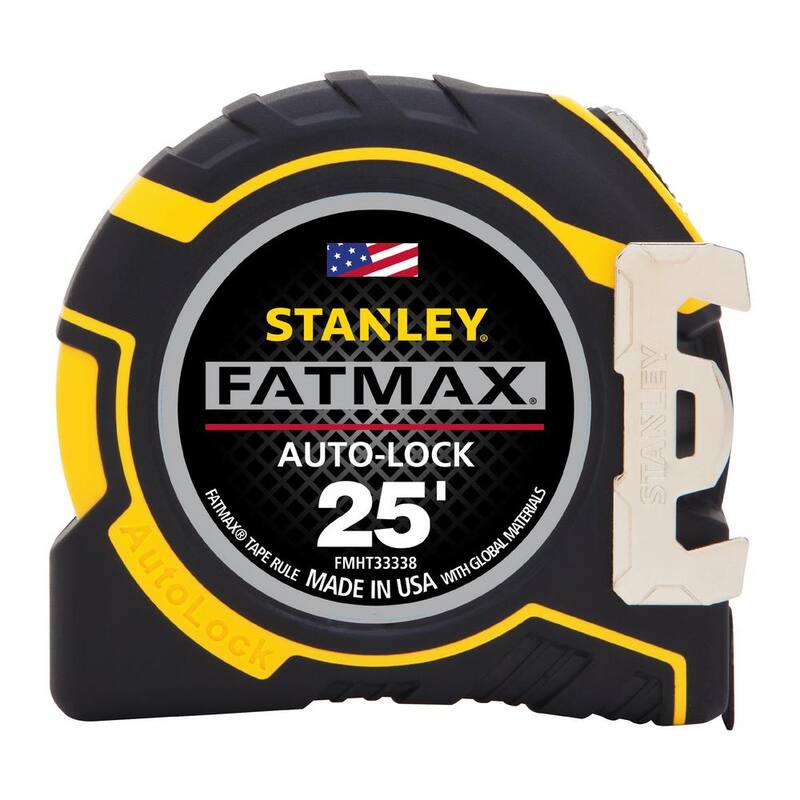 Stanley FATMAX Cinta Métrica Autoblocable de 25 pies x 1-1/4 pulgadas (paquete de 4) - FMHT33338CP