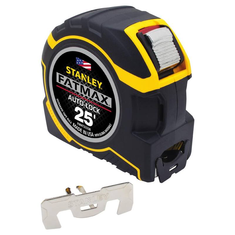 Stanley FATMAX Cinta Métrica Autoblocable de 25 pies x 1-1/4 pulgadas (paquete de 4) - FMHT33338CP