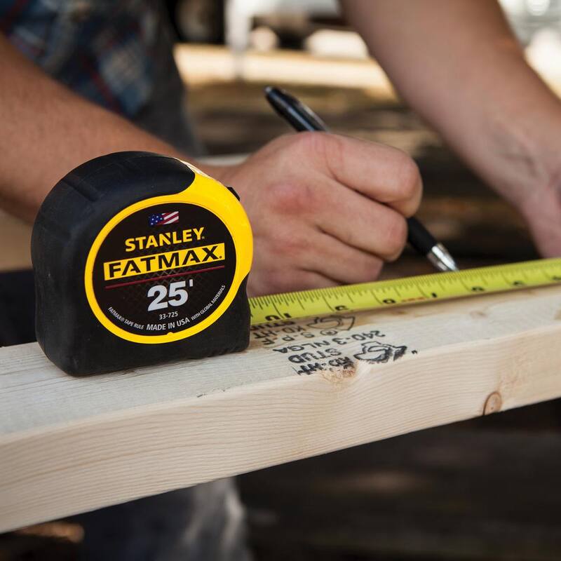 Stanley FATMAX 25 pies. Cinta métrica con cuchillo plegable de hoja fija de regalo - FMHT71173D