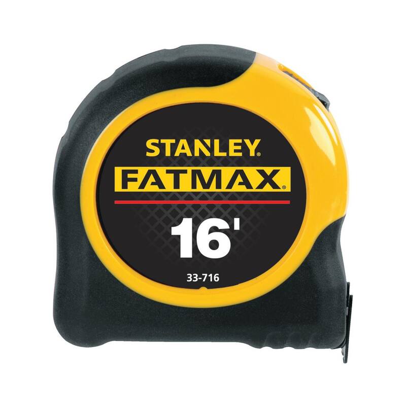 Cinta métrica Autolock de 16 pies Stanley FATMAX y Cinta métrica FATMAX de 16 pies - FMHT33316S-716Y
